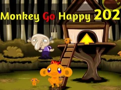 Monkey Go Happy Stage 202 — безкоштовна онлайн гра
