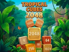 Tropical Cubes 2048 — безкоштовна онлайн гра
