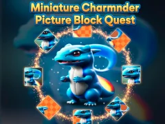 Miniature Charmander Picture Block Quest — безкоштовна онлайн гра