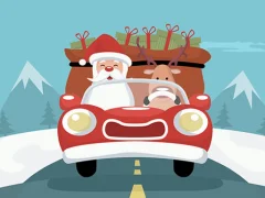 Santa Giving Presents Jigsaw — безкоштовна онлайн гра