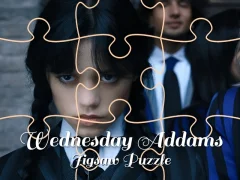 Wednesday Addams Jigsaw Puzzle — безкоштовна онлайн гра