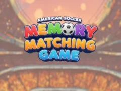 American Soccer Memory Matching Game — безкоштовна онлайн гра