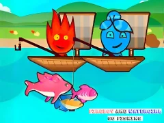 FireBoy And WaterGirl Go Fishing — безкоштовна онлайн гра