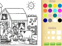 Farm Coloring Book For Kids — безкоштовна онлайн гра