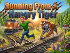 Running From A Hungry Tiger — безкоштовна онлайн гра