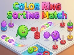 Color Ring Sorting Match — безкоштовна онлайн гра