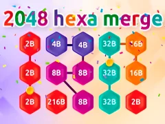 2048 Hex Chain Merge — безкоштовна онлайн гра