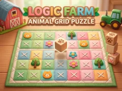 Logic Farm: Animal Grid Puzzle — безкоштовна онлайн гра
