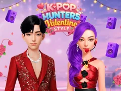 K-Pop Hunters Valentine Style — безкоштовна онлайн гра