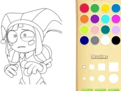 Pomni Coloring Book For Kids — безкоштовна онлайн гра