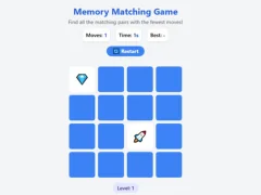Memory Matching Game — безкоштовна онлайн гра
