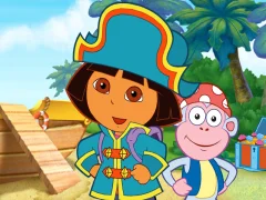 Dora The explorer Dora's Pirate Boat Treasure Hunt — безкоштовна онлайн гра
