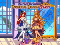 2 Player Games Princess Design Party — безкоштовна онлайн гра