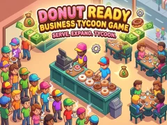 Donut Ready Business Tycoon Game — безкоштовна онлайн гра