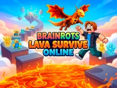 Brainrots Lava Survive Online — безкоштовна онлайн гра