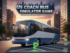 US Coach Bus Simulator Game — безкоштовна онлайн гра