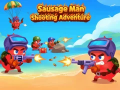 Sausage Man Shooting Adventure — безкоштовна онлайн гра