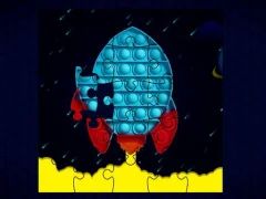 Pop It Rockets In Space Jigsaw — безкоштовна онлайн гра