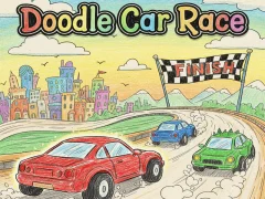 Doodle Car Race — безкоштовна онлайн гра