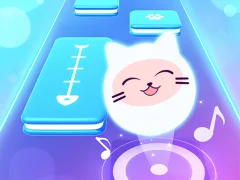 Music Cat! Piano Tiles Game 3D — безкоштовна онлайн гра