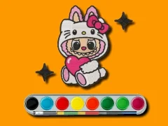 Labubu Coloring Adventure — безкоштовна онлайн гра