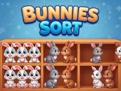 Bunnies Sort — безкоштовна онлайн гра