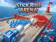 Stick Roll Arena — безкоштовна онлайн гра