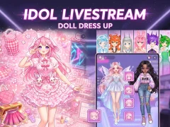 Idol Livestream: Doll Dress Up — безкоштовна онлайн гра