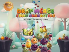 Drop Merge Fruit Characters — безкоштовна онлайн гра