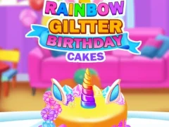 Rainbow Glitter Birthday Cakes — безкоштовна онлайн гра