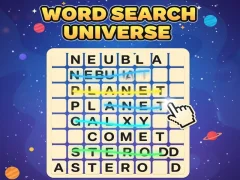 Word Search: Universe — безкоштовна онлайн гра