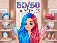 50/50 Hairstyles — безкоштовна онлайн гра