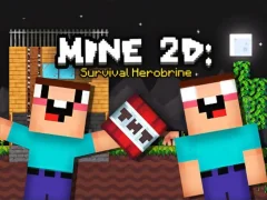 Mine 2D Survival Herobrine — безкоштовна онлайн гра