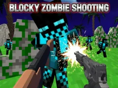 Blocky Zombie Shooting — безкоштовна онлайн гра