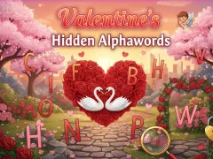 Valentine's Hidden Alphawords — безкоштовна онлайн гра