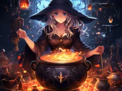 Anime girls Witchcraft — безкоштовна онлайн гра