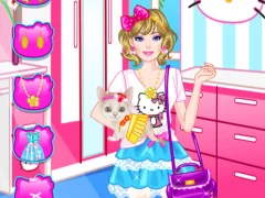 Barbie With Kitty — безкоштовна онлайн гра
