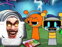 Sprunki Castle Panic Skibidi Toilet — безкоштовна онлайн гра