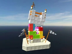 Castle Destruction Blocks — безкоштовна онлайн гра