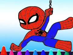 Spiderman Coloring book — безкоштовна онлайн гра