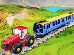 Chain Tractor Train Towing Game 3D — безкоштовна онлайн гра