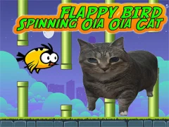 Flappy Bird Spinning oia oia Cat — безкоштовна онлайн гра