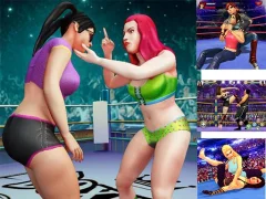 Real women wrestling Ring fighting — безкоштовна онлайн гра