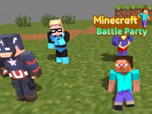 Гра Партія Minecraft з бійками онлайн