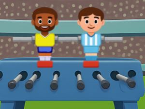 Гра Столовий футбол з kik-pong онлайн