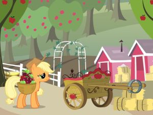 Гра Мій маленький поні: Яб з яблук Applejack онлайн