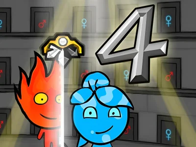 Fireboy & Watergirl 4 in Crystal Temple — безкоштовна онлайн гра