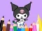 Coloring Book: Kuromi Carries Bag — безкоштовна онлайн гра