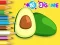 Coloring Book: Avocado Fruit — безкоштовна онлайн гра