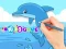 Coloring Book: Cute Dolphin — безкоштовна онлайн гра